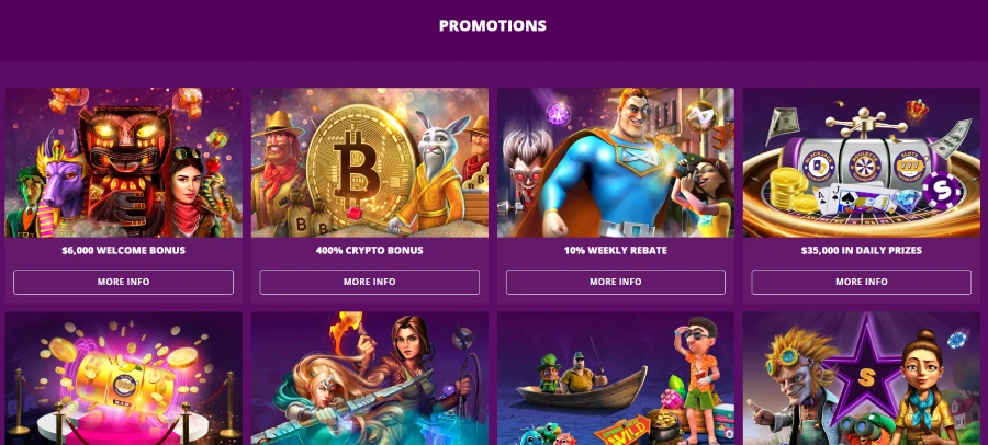 Super Slots bonus offers